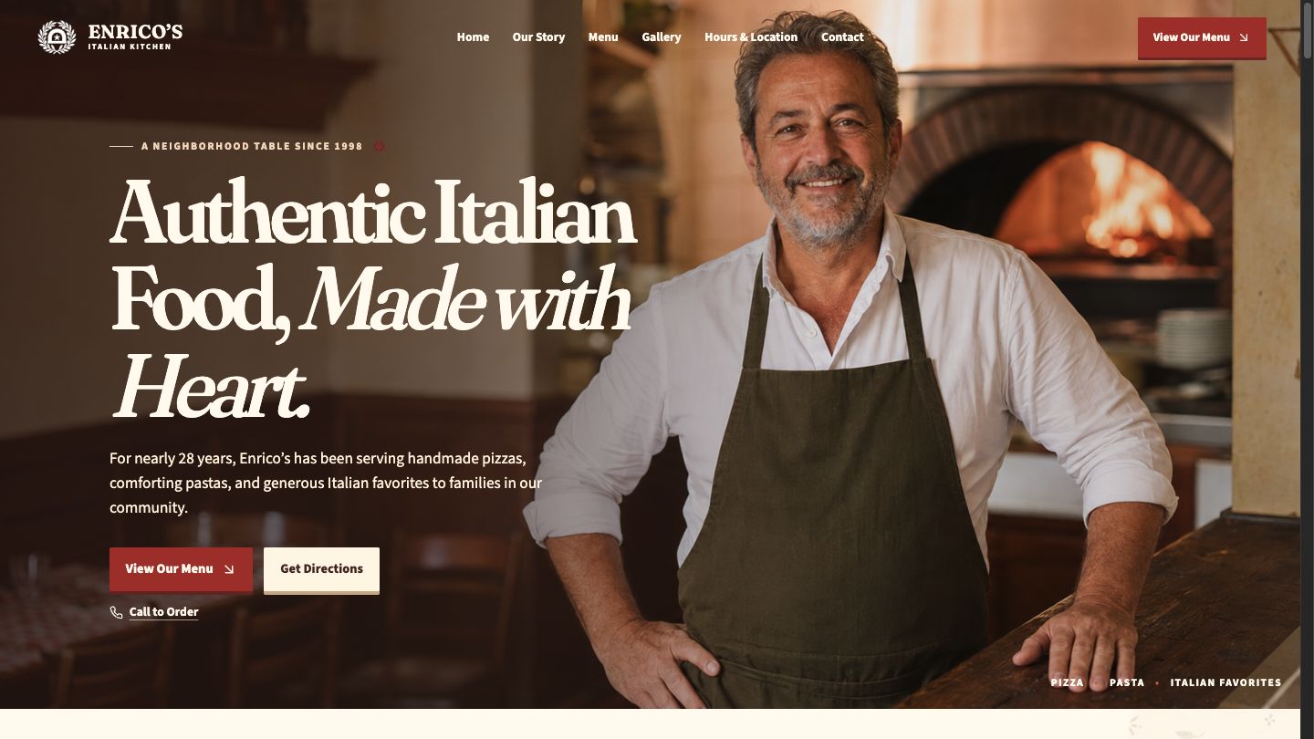 Preview of Enrico’s Italian Kitchen